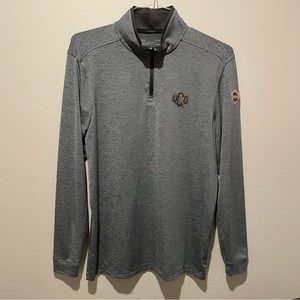 Men’s Under Armour golf half-zip pullover, UCO Bronchos, brand new condition